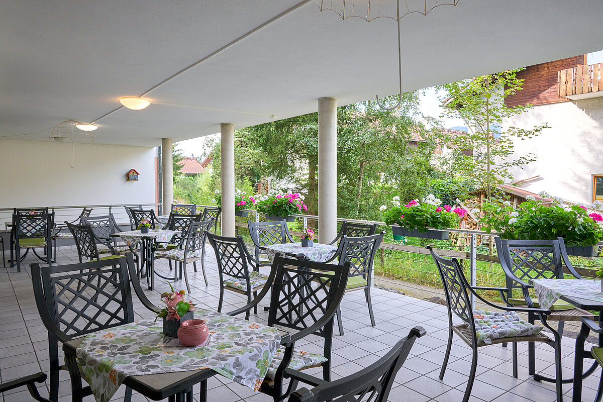 Terrasse Alloheim Sonthofen