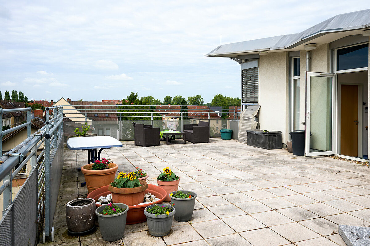 Dachterrasse Seniorenheim Brunswik Alloheim