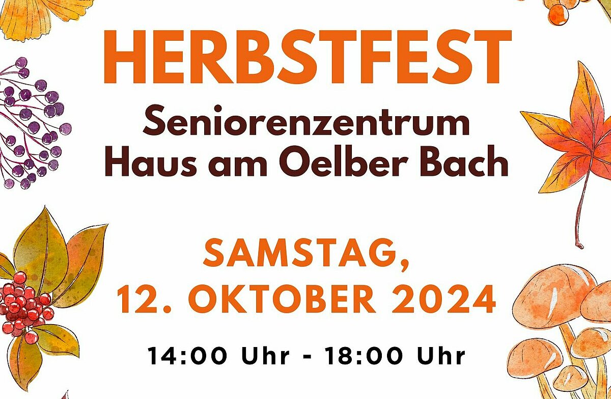 Herbstfest im Seniorenzentrum Haus am Oelber BAch