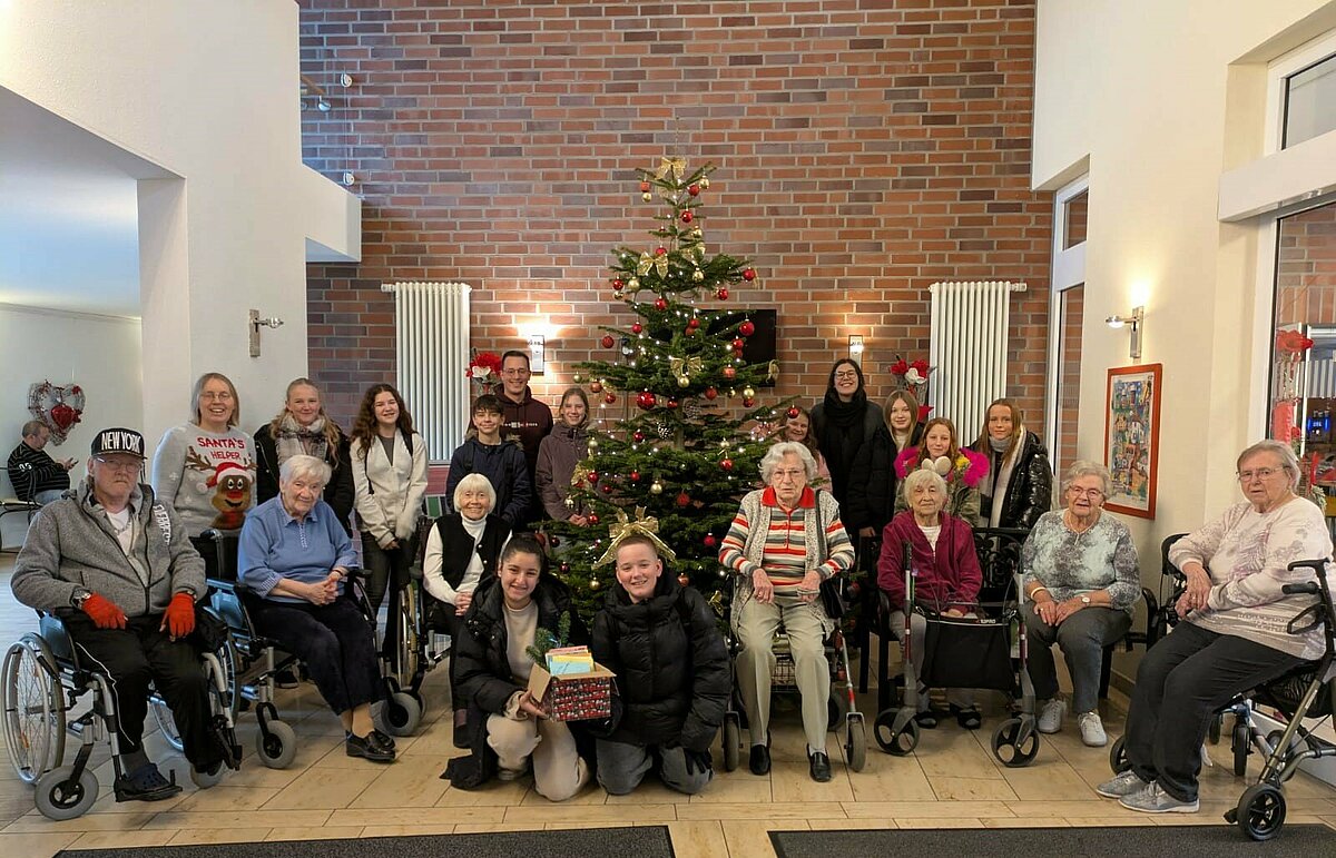 Schüler*innen der Gesamtschule zu Besuch