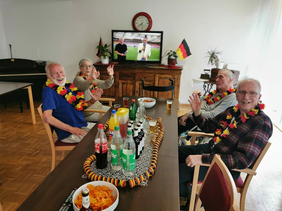 Support für die Deutsche Nationalmannschaft