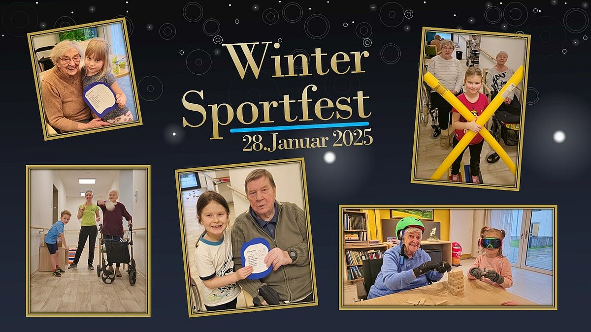 Winter Sportfest in der Senioren-Residenz