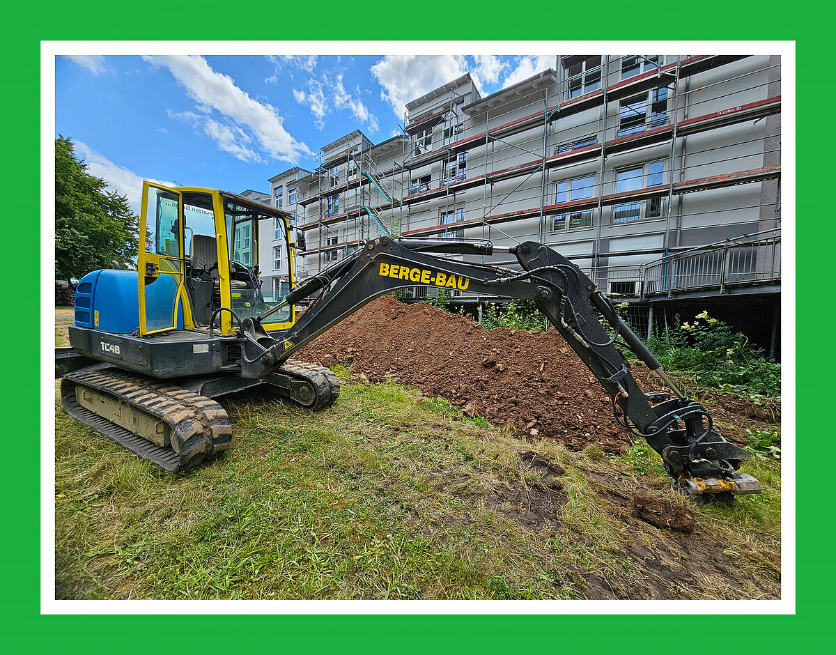 Baustelle an unserer Residenz