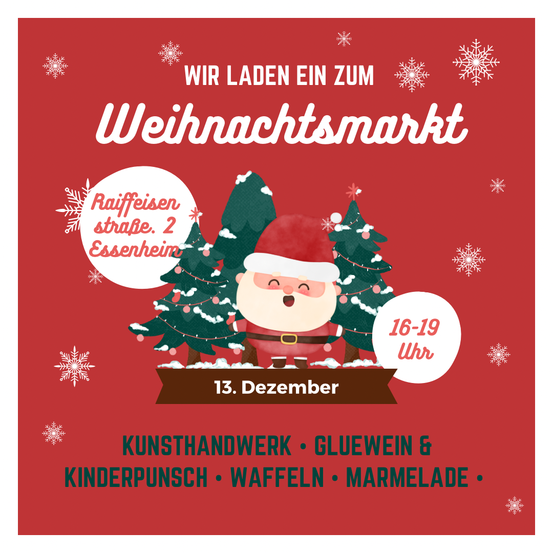 Weihnachtsmarkt Einladung